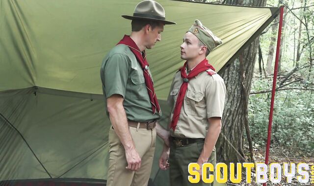 ScoutBoys - Uber-Adorable scout seduced & romped raw by super torrid, strung up scoutmaster