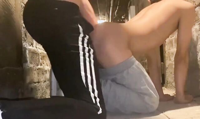 twink gets A pulsing chisel In The Dungeon