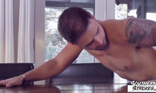 SOUTHERNSTROKES Strung Up Jock Aiden Ward Barebacks Jackson Reed