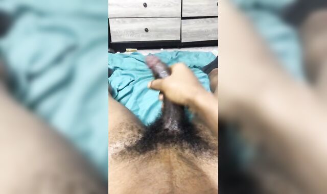 Curved Stiffy Jerk During Quarantine Until Shrieking Spunk Shot