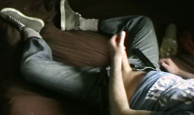 jerking-off in jeans shooting my flow