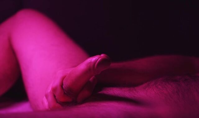 Pink Cumther Handsome getting off with loud screaming