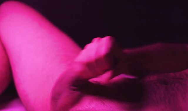 Pink Cumther Handsome getting off with loud screaming