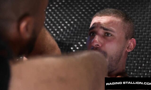 BIG DARK-HUED TROUSER SNAKE Pumps Muscle Bear Total Of Knob - Zod Blakk, Sean Xavier - RagingStallion