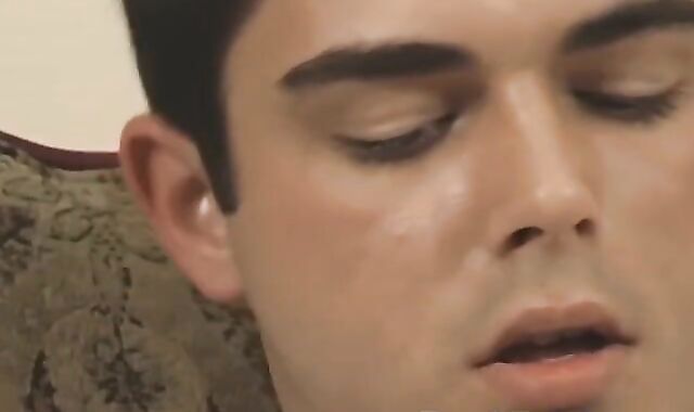 College twunk Turk Melrose jerks off his beef whistle and blows a load