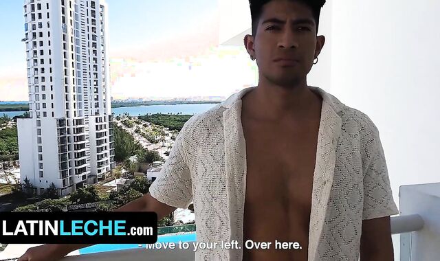 Inviting Camera Man Gets Off At The Sight Of A Youthful Latino's' Monstrous Rock-Rock-Hard Jizz-Shotgun - Mexican Leche