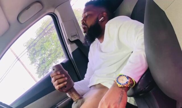 Caught Wanking off in public with a pocket snatch (Jizz shot)