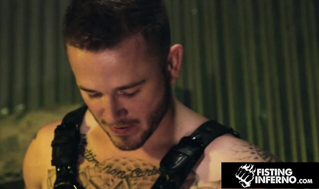 Tattooed Ryan Sebastian Confined & Pulverized - Andrew Delta, Ryan Sebastian - FistingInferno