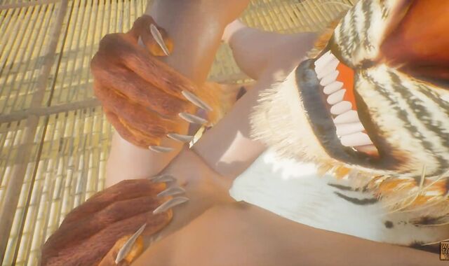 Tiger Wool Adorned Knotting Gay Teenager Fellow POINT OF SIGHT