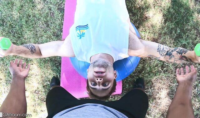 MenPov 2 Park Hunks Meet Up For Some Ambidextrous-Racial Sexy Time