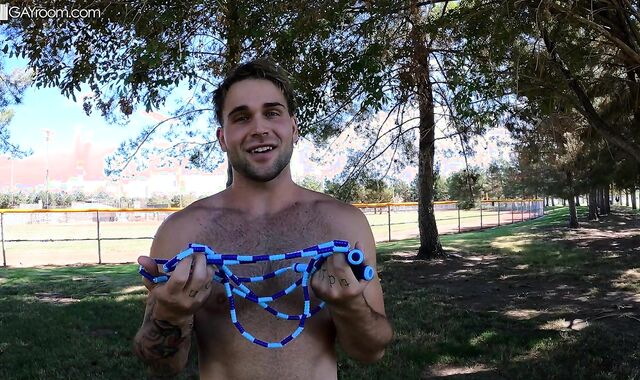 MenPov 2 Park Hunks Meet Up For Some Ambidextrous-Racial Sexy Time