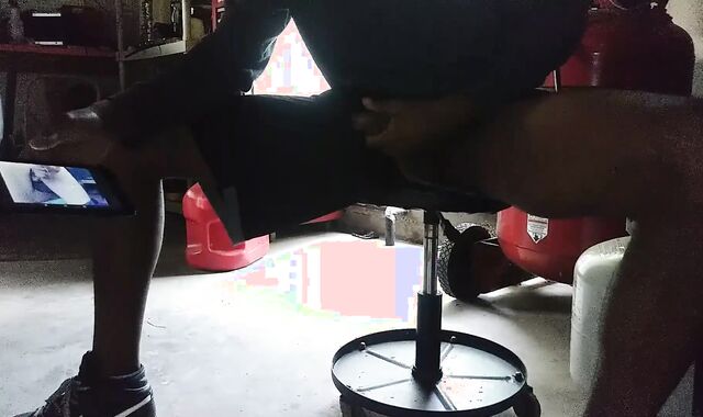 From working on a camper. To working on my salami in my garage.