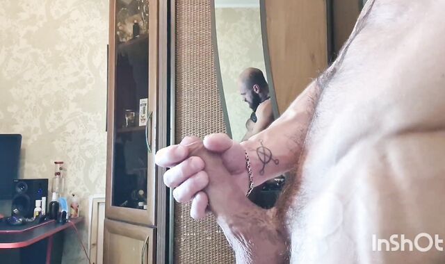 Tattooed jock worship