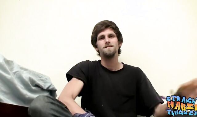 Lovely faggot-for-pay thug Apollo Delion rubs his schlong solo and blows a fountain