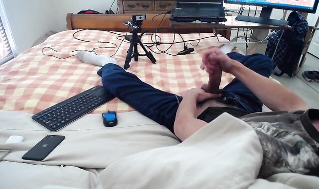 Man Next Door Milks Off Immense Stiffy