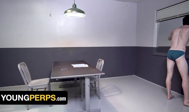 Bulky Latino Officer Leo Silva Nails Thin Dude's A-Hole And Finishes Off In His Throat - Young Perps