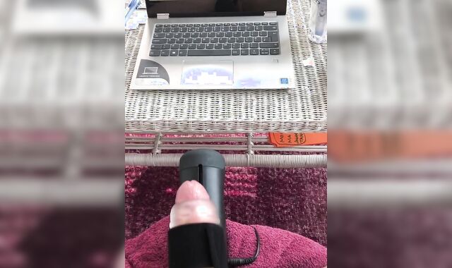 The Comfortable masturbator, jacking chair, meaty , solo male cum