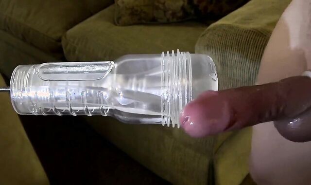 Afternoon fleshlight engorged spear fapping
