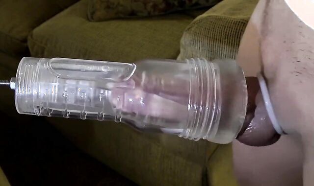 Afternoon fleshlight engorged spear fapping