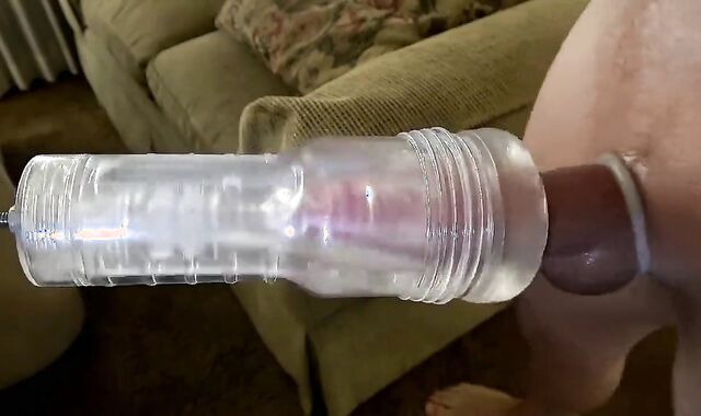Afternoon fleshlight engorged spear fapping