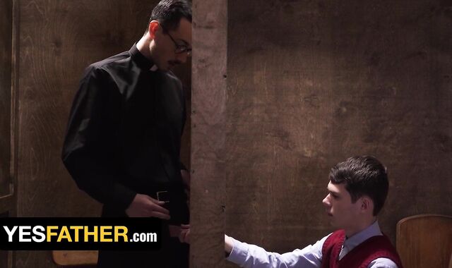 Ultra-Kinky Altar Boy Dakota Lovell And Fr. Fiore Take Turns Railing Each Other Rock-Rock-Hard Cum-Pumps - YesFather