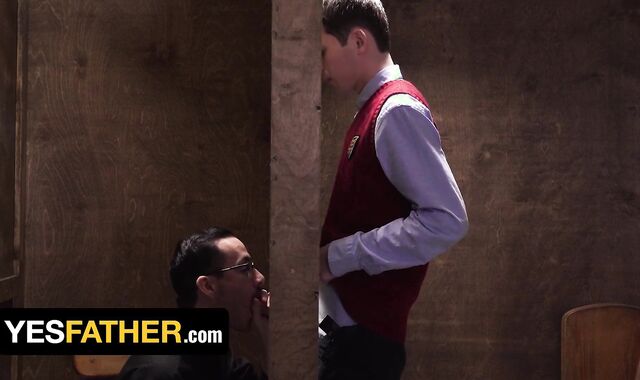 Ultra-Kinky Altar Boy Dakota Lovell And Fr. Fiore Take Turns Railing Each Other Rock-Rock-Hard Cum-Pumps - YesFather
