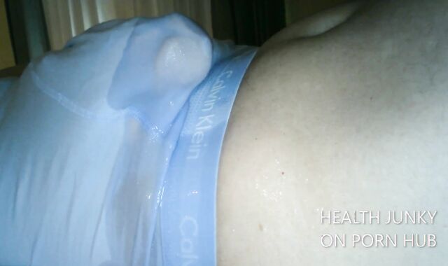 Powerful Wet Wish In CK Underwear Double Jizz-Shot Hands Free-For-All-For-All