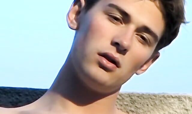 Crazy twink Shane Allen smokes cigars and taunts chisel solo