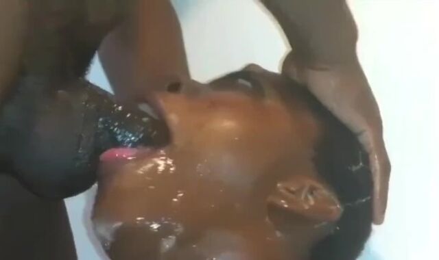 So much slob on that trouser snake