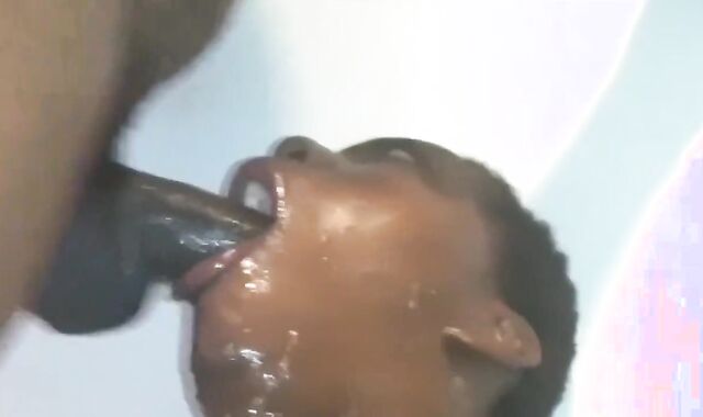 So much slob on that trouser snake