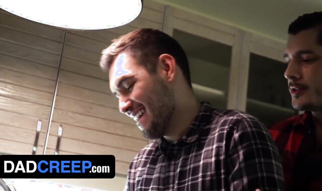 Bulky Step Daddy Rocky Vallarta Pulverizes His Latino Step Son-In-Law-In-Law And Blows A Blast In His Gullet - DadCreep
