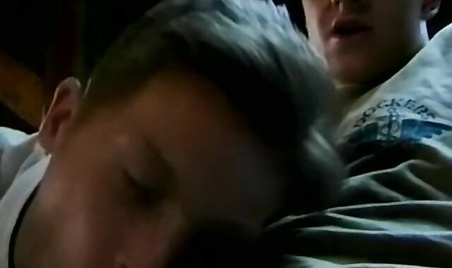 Great looking youthfull dudes have rock-hard-core booty pounding sesh