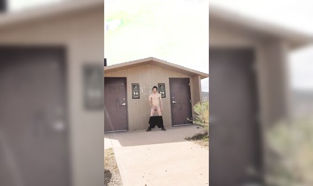 Outdoor Hike and Jerk! PUBLIC SPUNK-SHOT