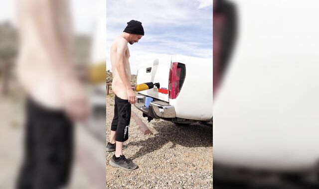 Outdoor Hike and Jerk! PUBLIC SPUNK-SHOT