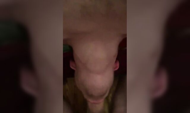 Huge 11 inch white jizz-shotgun opens up out and penetrates mouth rough