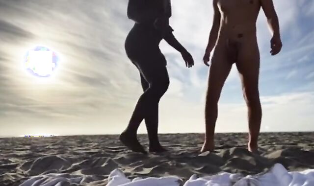 Jocks Jerk Off & Shoot Geysers At Bare Beach In Public While Ppl Walk Past And Watch