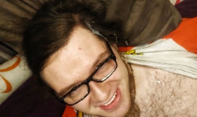 Chub Fur Covered Stud Drinks Load then Shoots Monstrous Explosion Everywhere