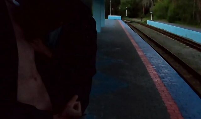 blow-job and getting off at the station