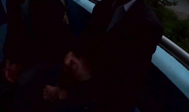 blow-job and getting off at the station