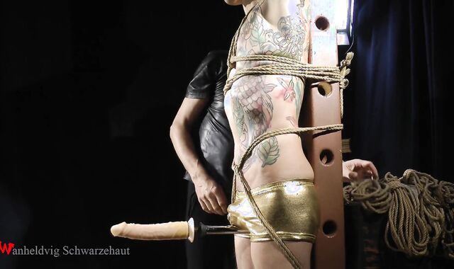 CONFINE RESTRAIN BONDAGE AND NAILING TWINK