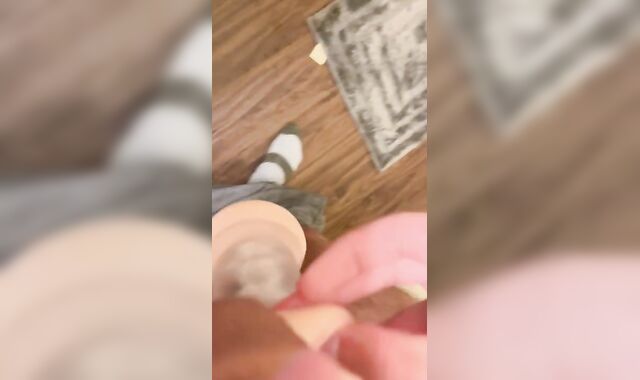 I pound a fuckbox toy