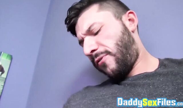 Dad Ceasar Camaro deep-gullets Masturbate Andy and Scott Demarcos shag-plunges