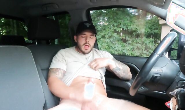 Public jerk in my truck