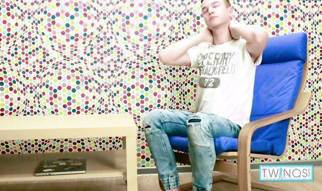 Ultra-Wild Teen Ethan Massages His Pulverize-Tear Up Slot While Wanking That Pink Cigar!