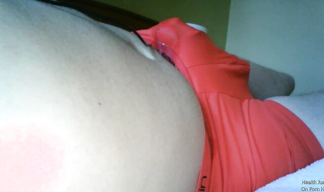 Jizm Dousing CK Undergarments With Vibrator