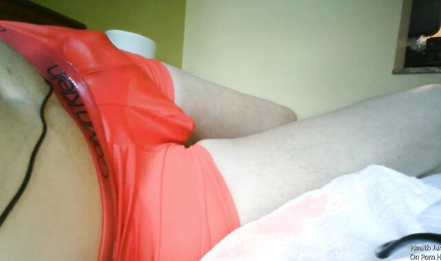 Jizm Dousing CK Undergarments With Vibrator