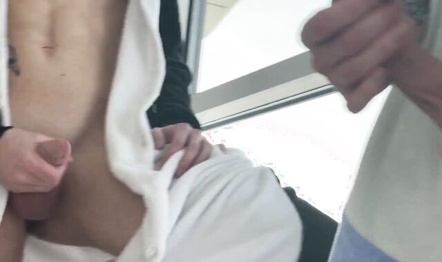 Divorced a hetero pal stud for a joint palm-job