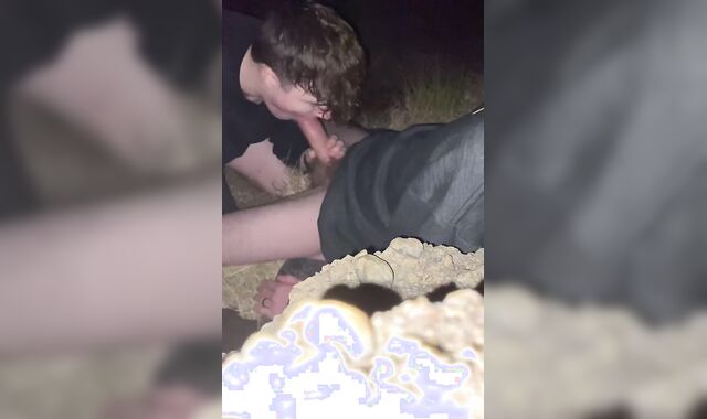 Huge Jism-Pump Fellate Off at the Beach