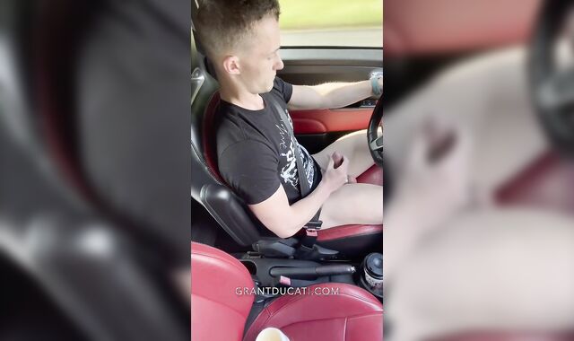 Had to Pull Over to Jizz (Jerking Off While Driving)