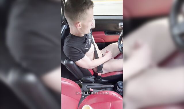 Had to Pull Over to Jizz (Jerking Off While Driving)